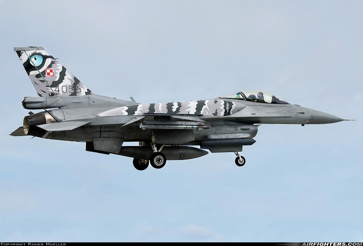 Poland - Air Force General Dynamics F-16C Fighting Falcon 4055 at Schleswig (- Jagel) (WBG / ETNS), Germany
