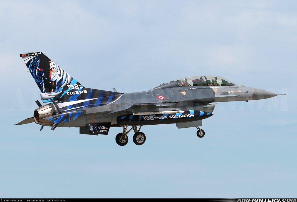 Türkiye - Air Force General Dynamics F-16D Fighting Falcon 93-0696 at Schleswig (- Jagel) (WBG / ETNS), Germany