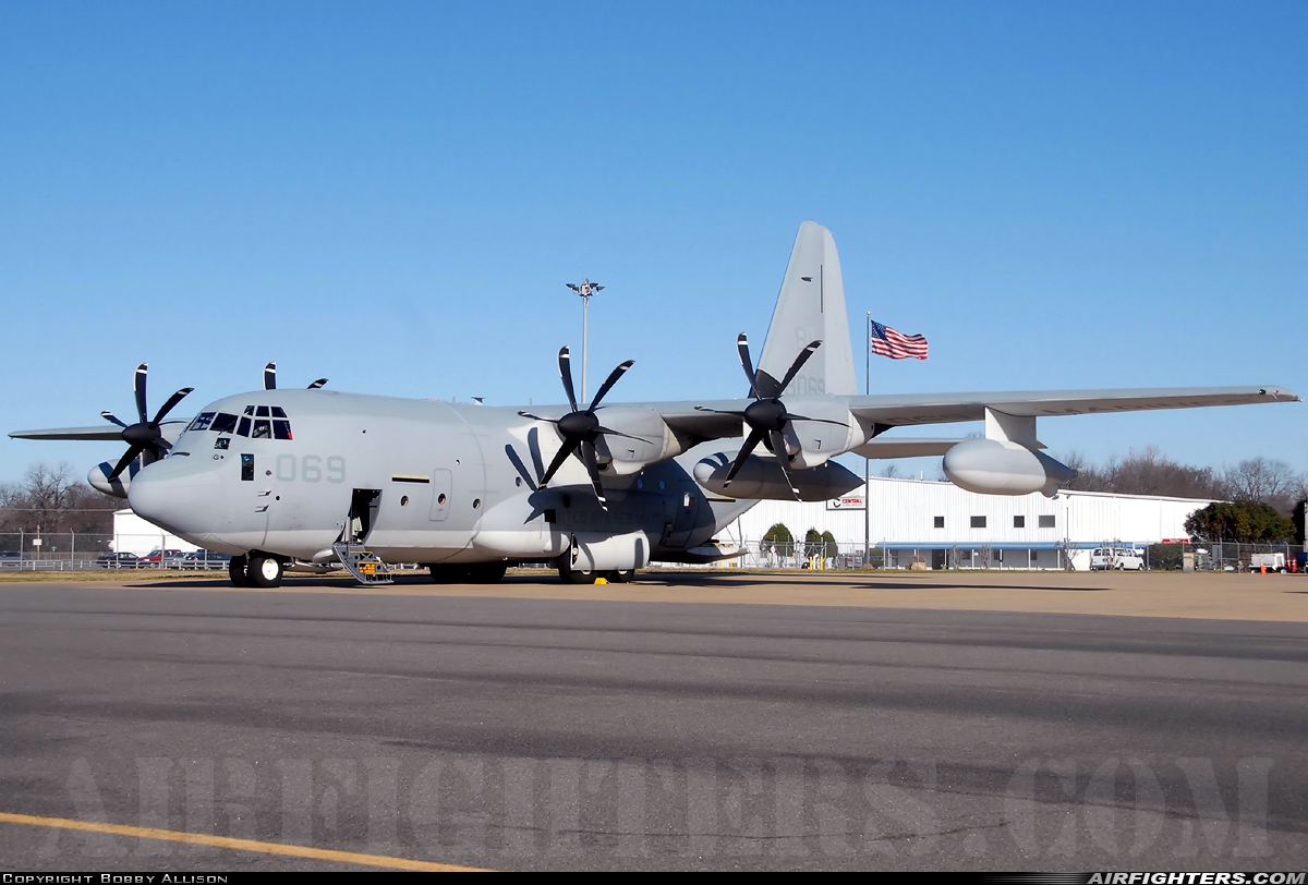 USA - Marines Lockheed Martin C-130J Hercules (L-382) 168069 at Little Rock National Airport (KLIT), USA