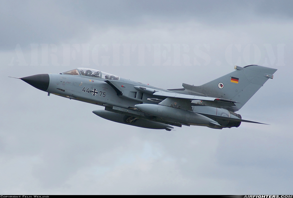 Germany - Air Force Panavia Tornado IDS(T) 44+75 at Schleswig (- Jagel) (WBG / ETNS), Germany