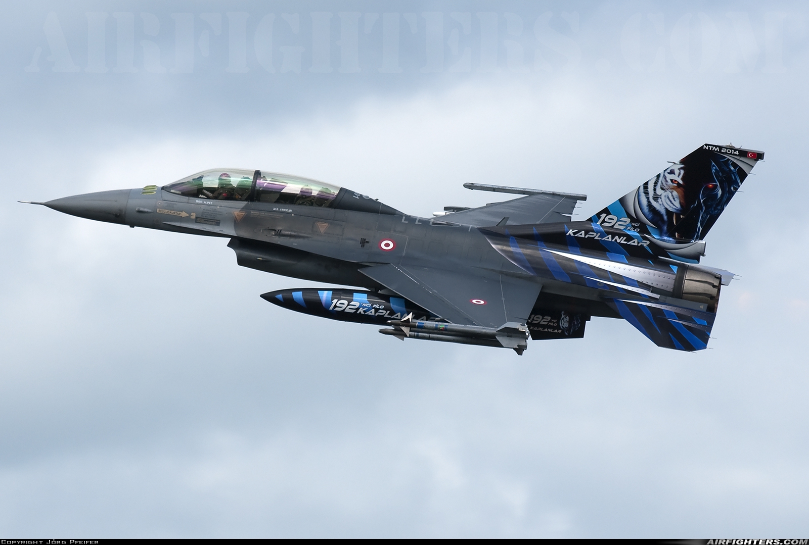 Türkiye - Air Force General Dynamics F-16D Fighting Falcon 93-0691 at Schleswig (- Jagel) (WBG / ETNS), Germany