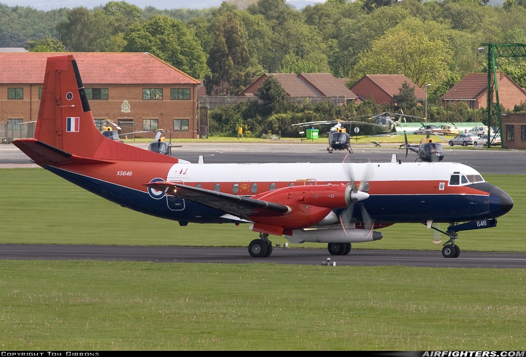 Company Owned - QinetiQ Hawker Siddeley HS-780 Andover C1 XS646 at Shawbury (EGOS), UK