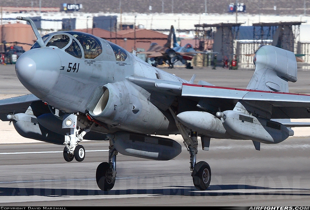 USA - Navy Grumman EA-6B Prowler (G-128) 163031 at Las Vegas - Nellis AFB (LSV / KLSV), USA