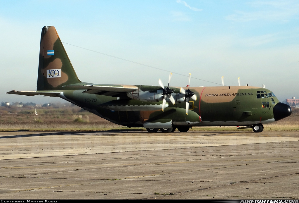 Argentina - Air Force Lockheed KC-130H Hercules (L-382) TC-70 at El Palomar (PAL / SADP), Argentina