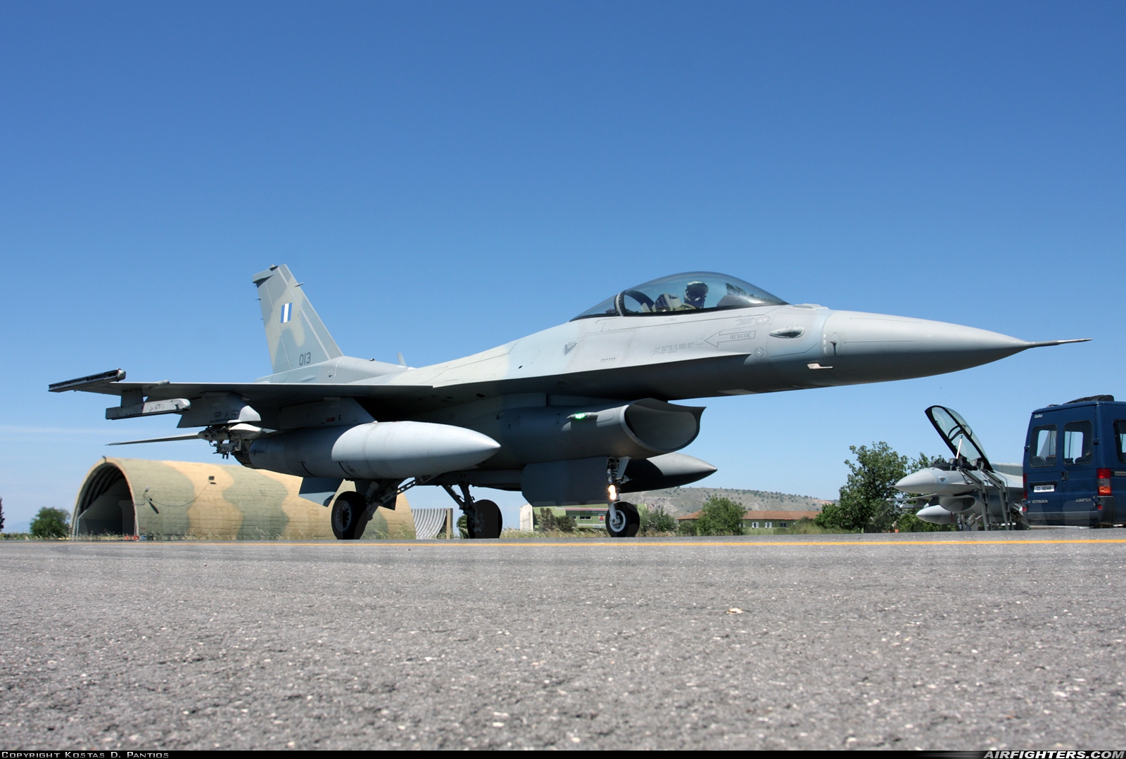 Greece - Air Force General Dynamics F-16C Fighting Falcon 013 at Araxos (GPA / LGRX), Greece