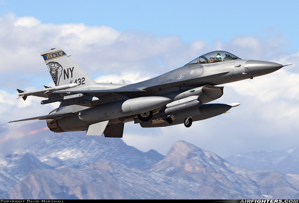 USA - Air Force General Dynamics F-16C Fighting Falcon 85-1432 at Las Vegas - Nellis AFB (LSV / KLSV), USA
