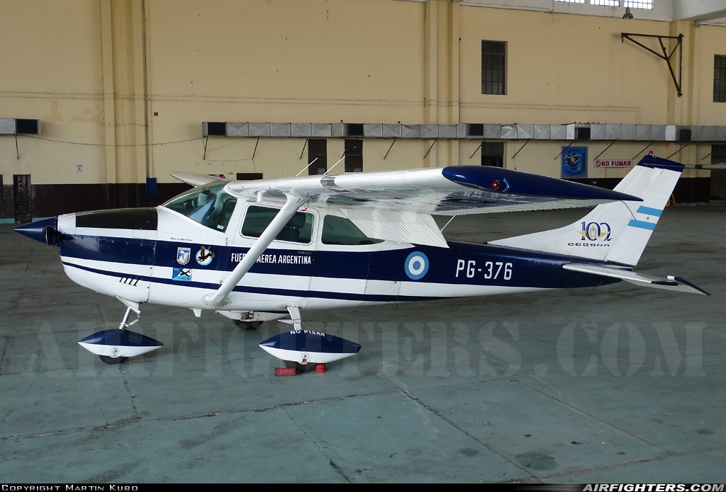 Argentina - Air Force Cessna/DINFIA CeA-182N PG-376 at El Palomar (PAL / SADP), Argentina