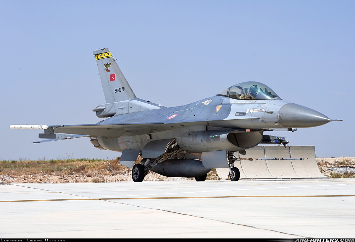 Türkiye - Air Force General Dynamics F-16C Fighting Falcon 86-0070 at Konya (KYA / LTAN), Türkiye