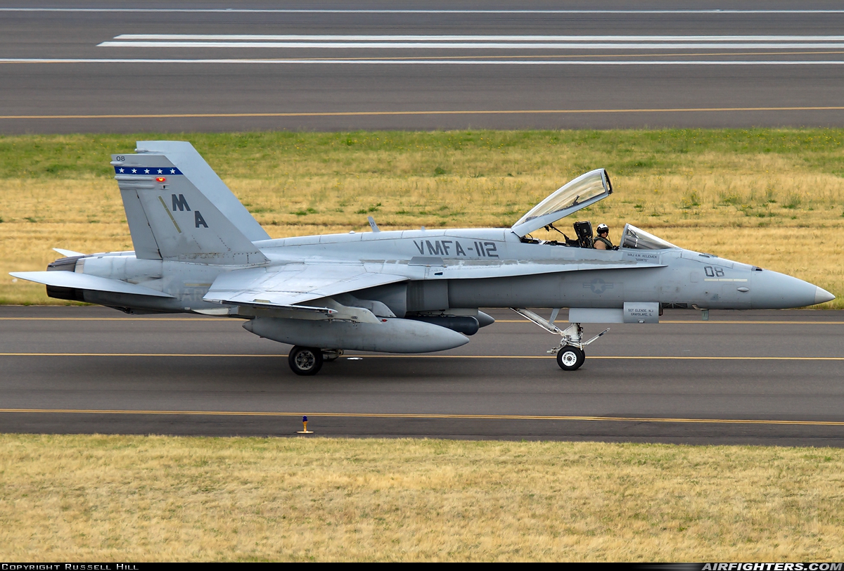USA - Marines McDonnell Douglas F/A-18A+ Hornet 162882 at Portland - Int. (PDX / KPDX), USA