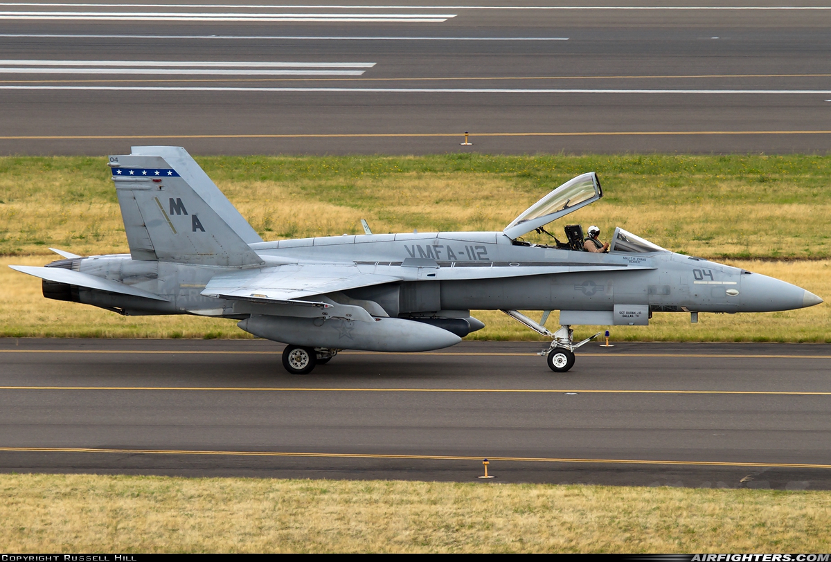 USA - Marines McDonnell Douglas F/A-18A+ Hornet 162452 at Portland - Int. (PDX / KPDX), USA
