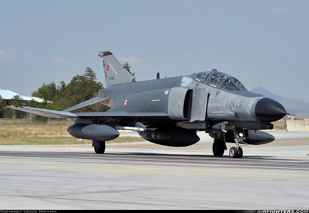 Türkiye - Air Force McDonnell Douglas F-4E-2020 Terminator 73-1042 at Konya (KYA / LTAN), Türkiye