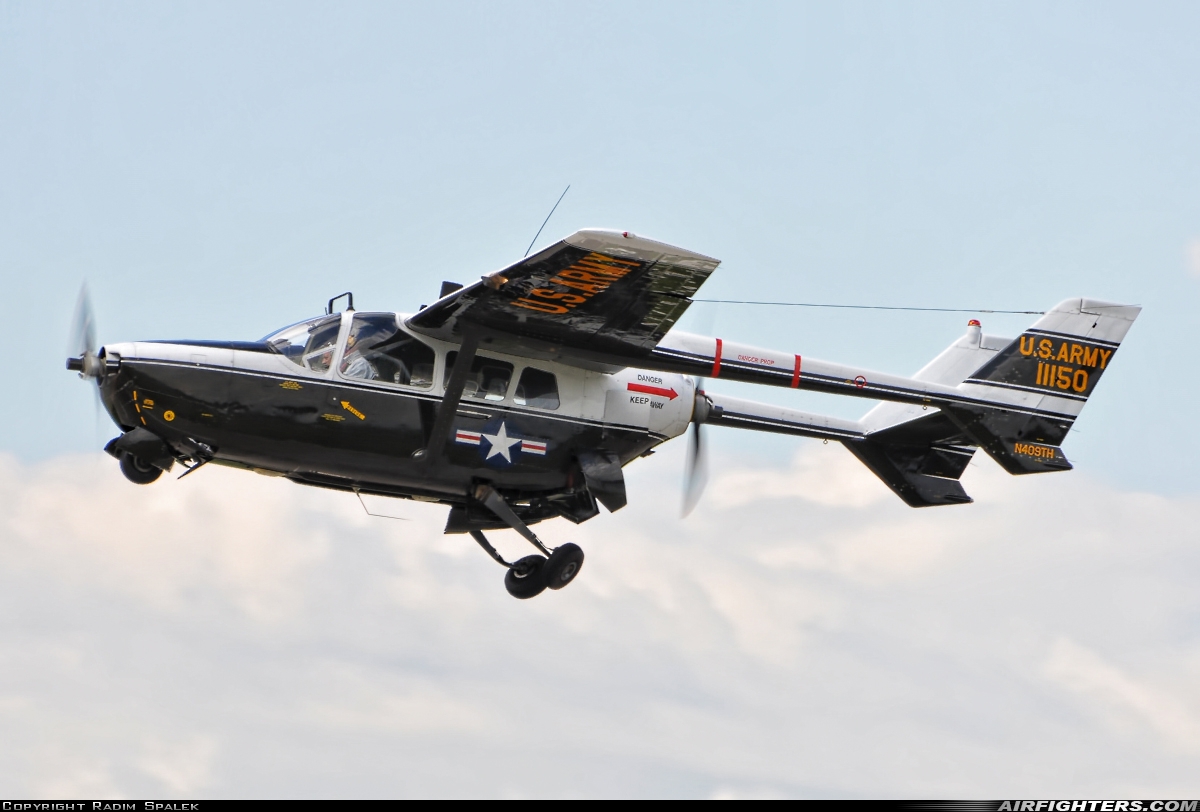 Private - Airtrade - Czech Air Paradise Cessna O-2B Skymaster N409TH at Pardubice (PED / LKPD), Czech Republic