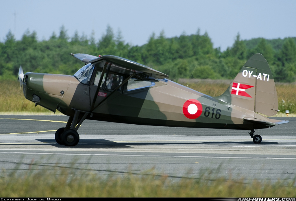 Private Skandinavisk Aero Industri (S.A.I.) KZ-VII Laerke OY-ATI at Karup (KRP / EKKA), Denmark