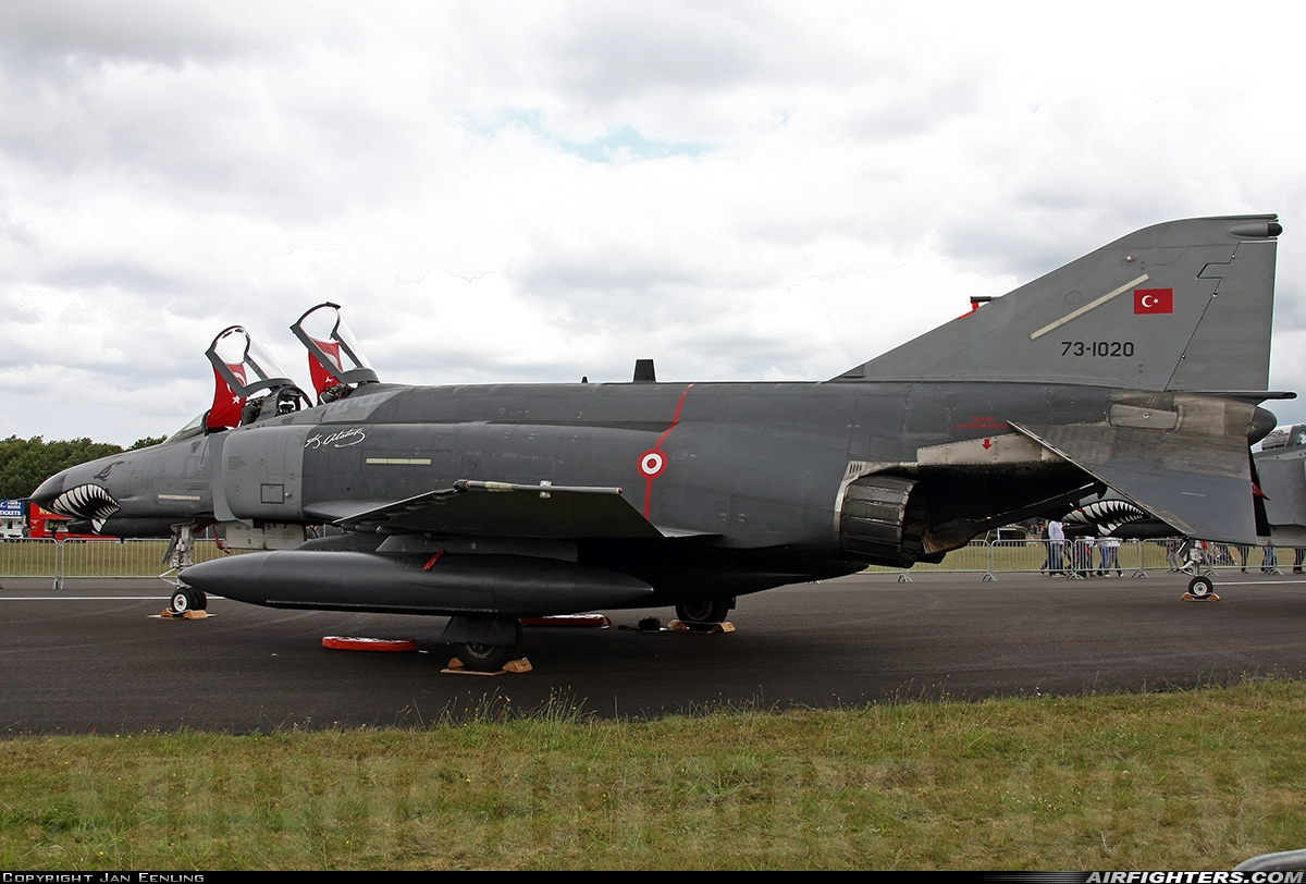 Türkiye - Air Force McDonnell Douglas F-4E-2020 Terminator 73-1020 at Breda - Gilze-Rijen (GLZ / EHGR), Netherlands