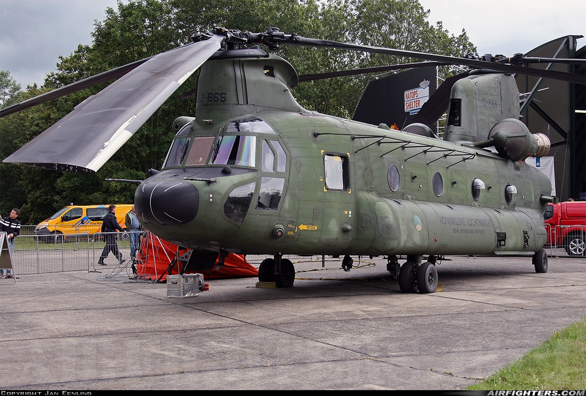 Netherlands - Air Force Boeing Vertol CH-47D Chinook D-665 at Breda - Gilze-Rijen (GLZ / EHGR), Netherlands