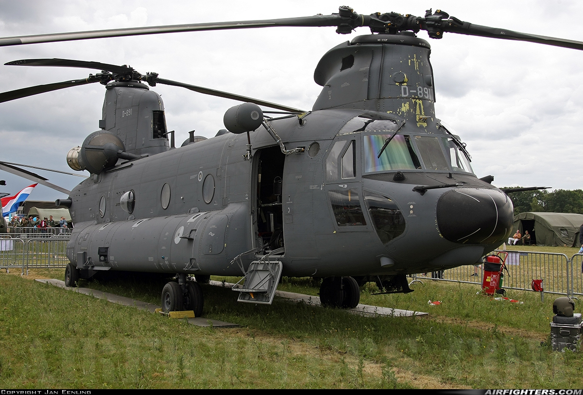 Netherlands - Air Force Boeing Vertol CH-47F Chinook D-891 at Breda - Gilze-Rijen (GLZ / EHGR), Netherlands