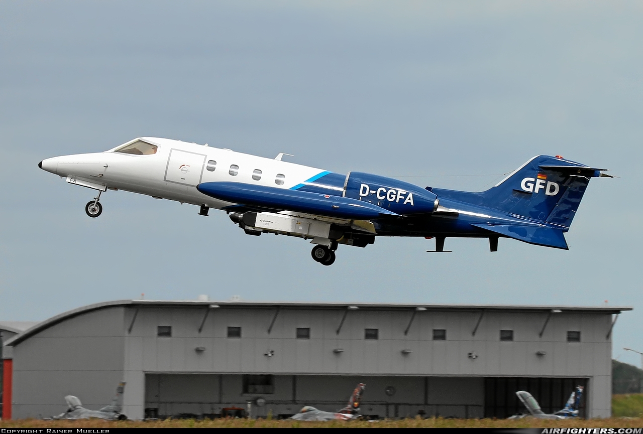 Company Owned - GFD Learjet 35A D-CGFA at Schleswig (- Jagel) (WBG / ETNS), Germany