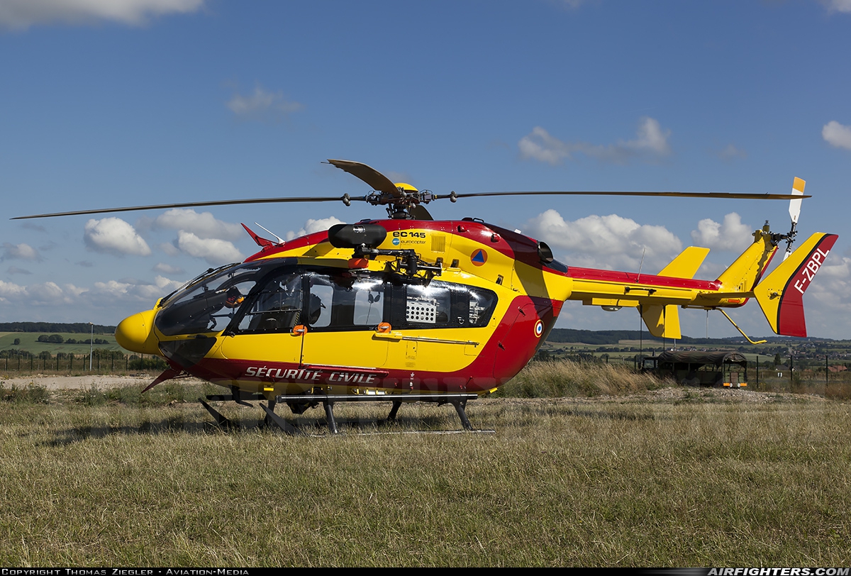 France - Securite Civile Eurocopter EC-145C2 F-ZBPL at Phalsbourg - Bourscheid (LFQP), France