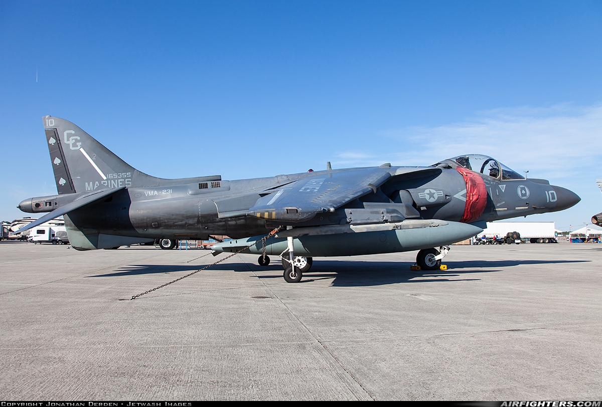 USA - Marines McDonnell Douglas AV-8B+ Harrier ll 165355 at Havelock - Cherry Point MCAS (NKT / KNKT), USA