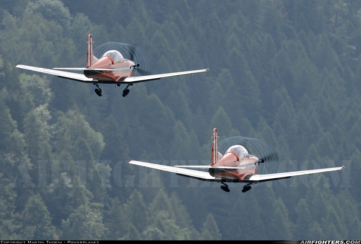 Private - Fliegermuseum Altenrhein Pilatus PC-7 Turbo Trainer T7-FMA at Ambri (LSPM), Switzerland