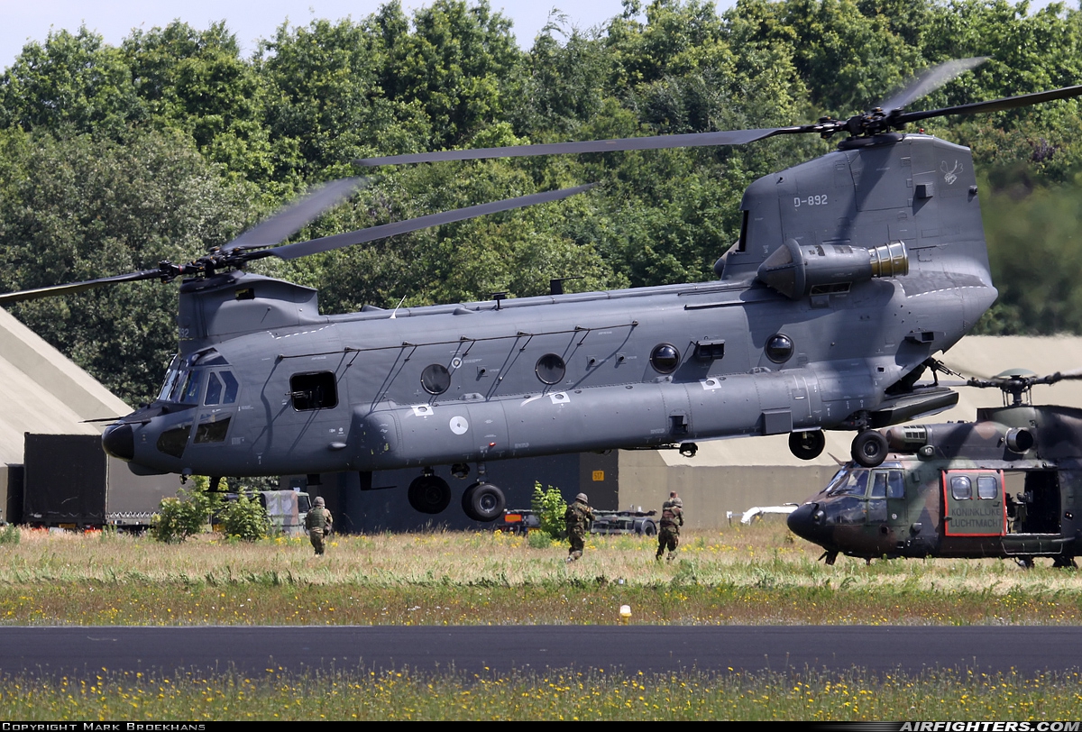 Netherlands - Air Force Boeing Vertol CH-47F Chinook D-892 at Breda - Gilze-Rijen (GLZ / EHGR), Netherlands