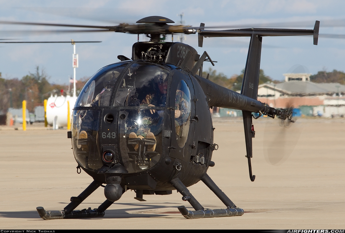 USA - Army MD Helicopters AH-6 Little Bird (MD-500E) 81-23649 at Fort Smith - Regional (Municipal) (FSM / KFSM), USA