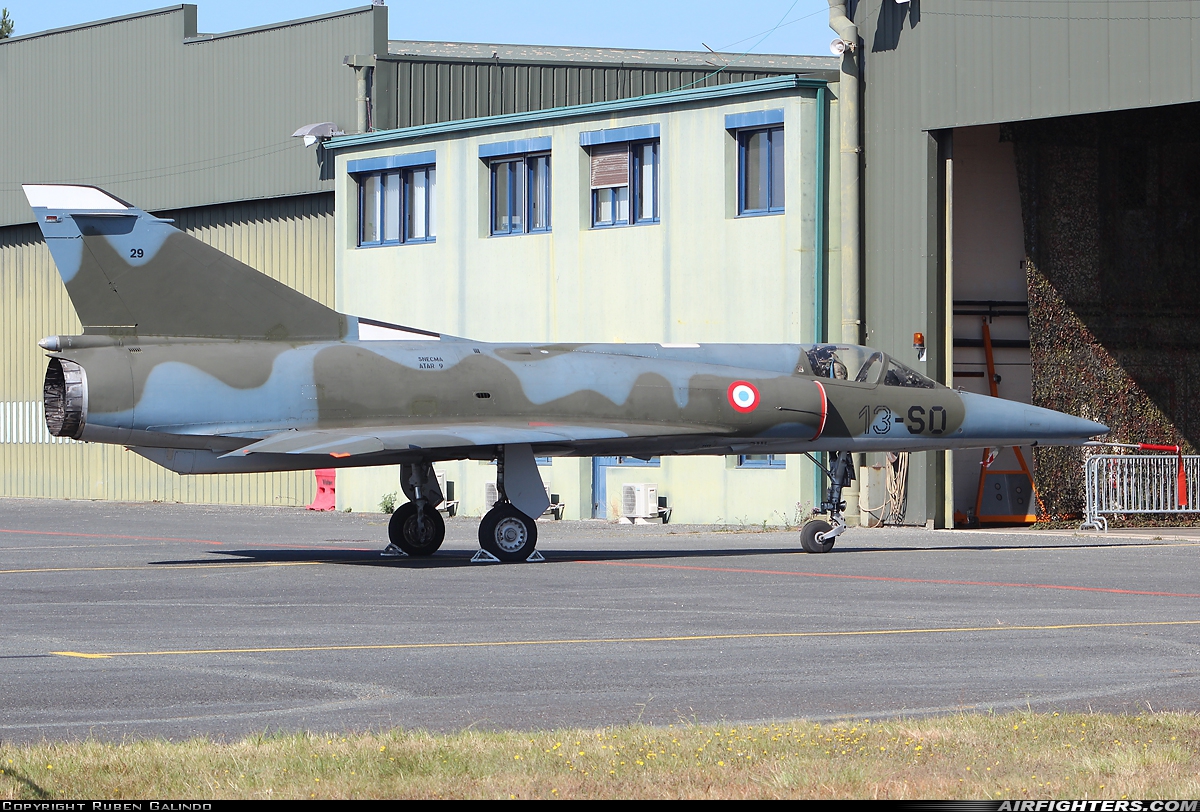 France - Air Force Dassault Mirage 5F 29 at Cazaux (LFBC), France