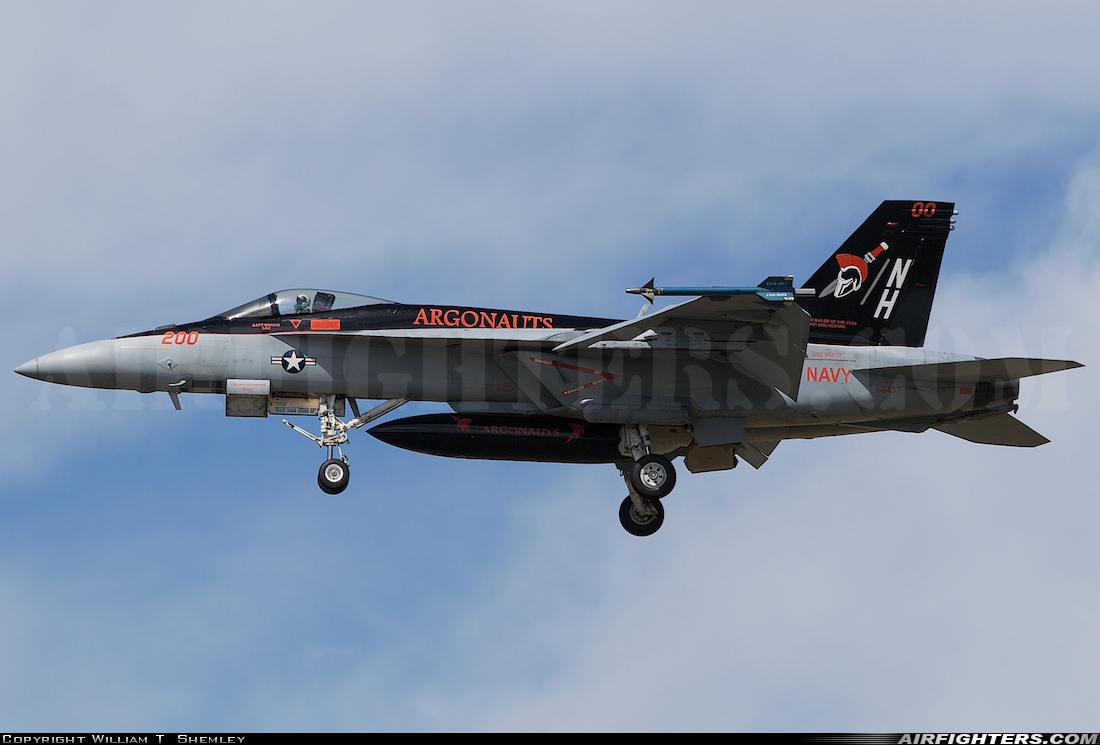 USA - Navy Boeing F/A-18E Super Hornet 166437 at Portland - Int. (PDX / KPDX), USA