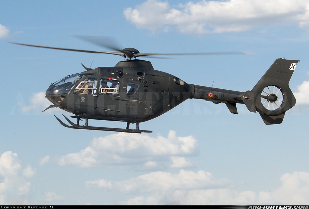 Spain - Army Eurocopter EC-135T2 HE.26-03 at Colmenar Viejo (LECV), Spain