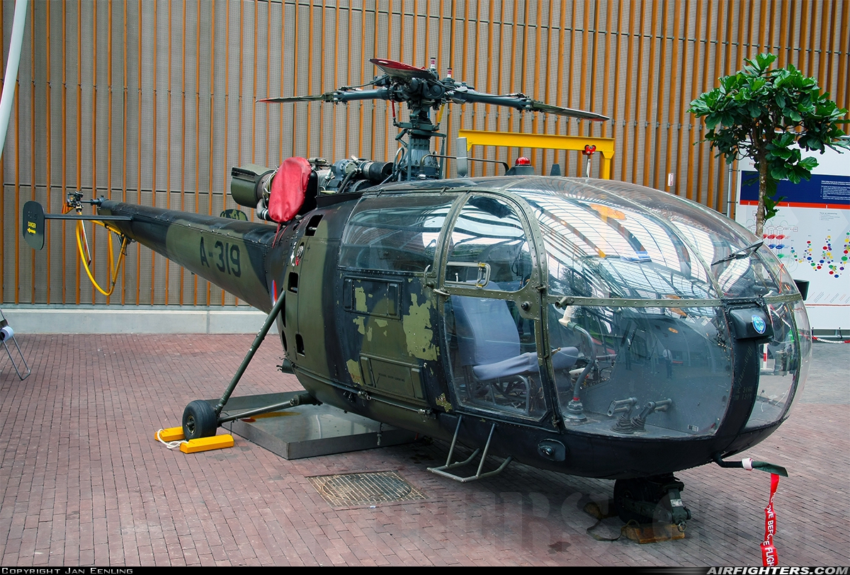 Netherlands - Air Force Aerospatiale SA-319B Alouette III A-319 at Off-Airport - Zwolle, Netherlands