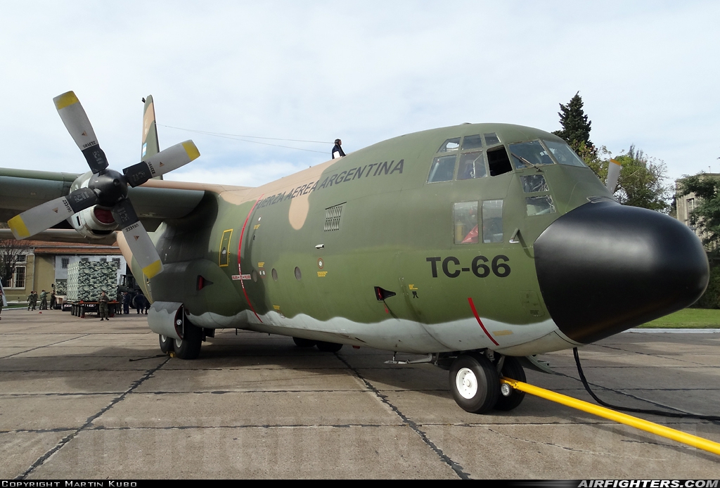 Argentina - Air Force Lockheed C-130H Hercules (L-382) TC-66 at El Palomar (PAL / SADP), Argentina
