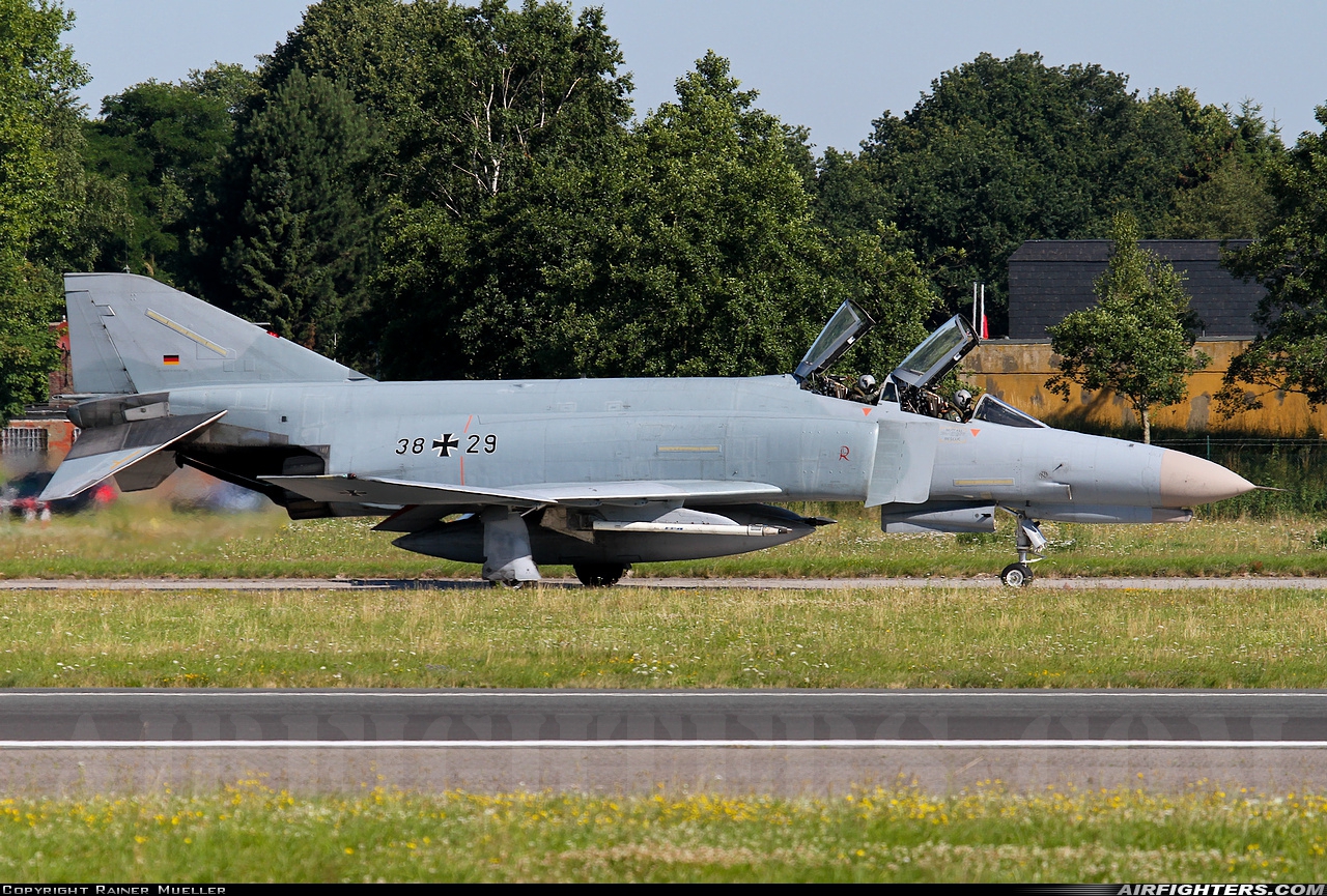 Photo ID 143183 by Rainer Mueller. Germany Air Force McDonnell Douglas F 4F Phantom II, 38 29