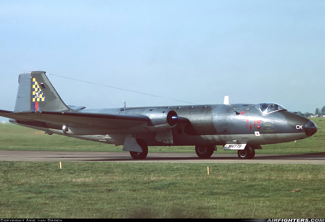 UK - Air Force English Electric Canberra PR7 WH779 at Wyton (EGUY), UK
