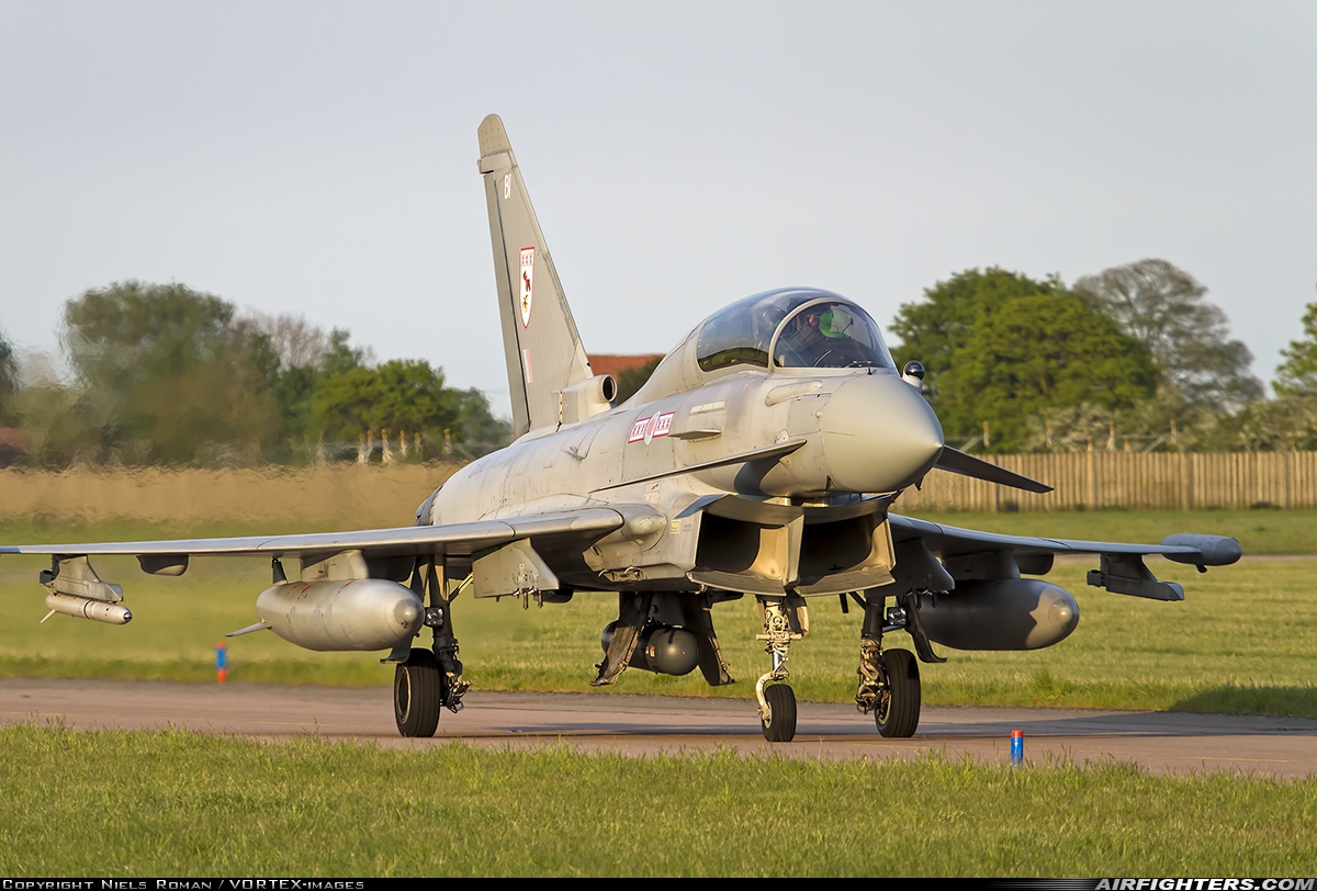 UK - Air Force Eurofighter Typhoon T3 ZJ810 at Coningsby (EGXC), UK
