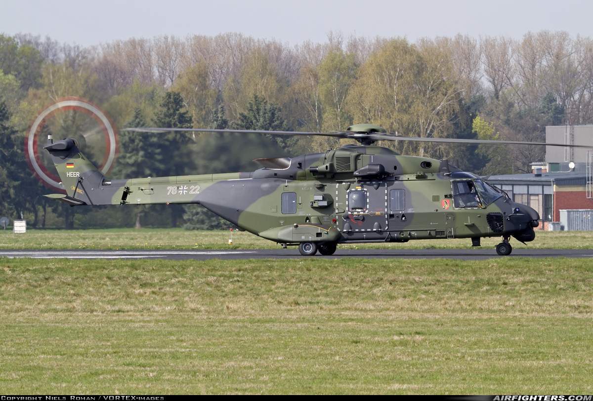 Germany - Army NHI NH-90TTH 78+22 at Buckeburg (- Achum) (ETHB), Germany