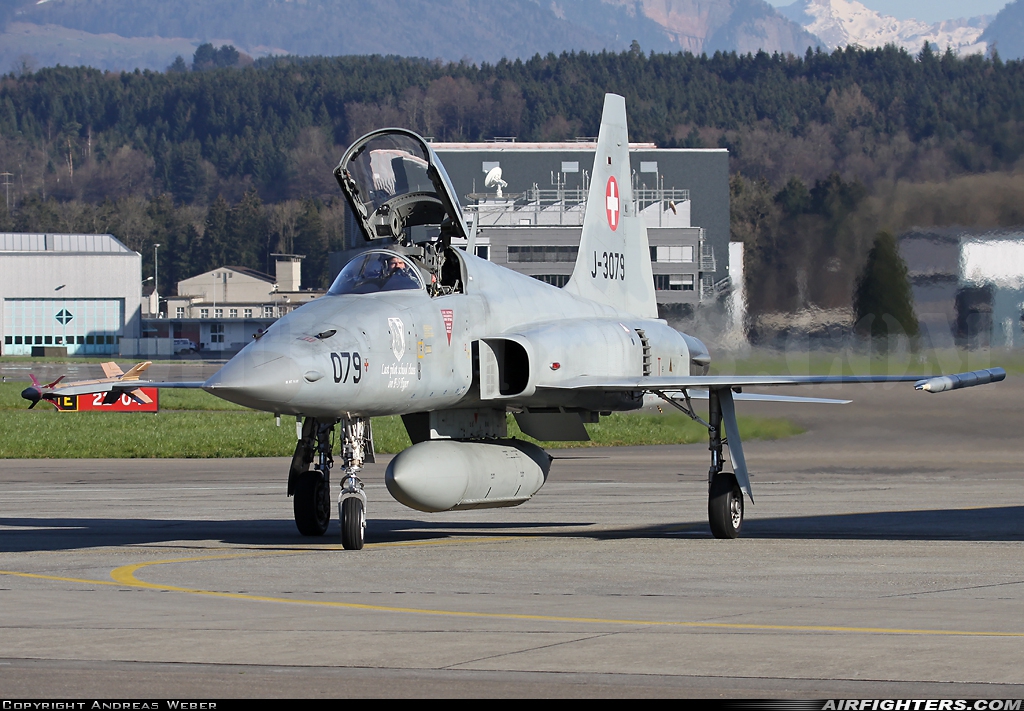 Switzerland - Air Force Northrop F-5E Tiger II J-3079 at Emmen (EML / LSME), Switzerland