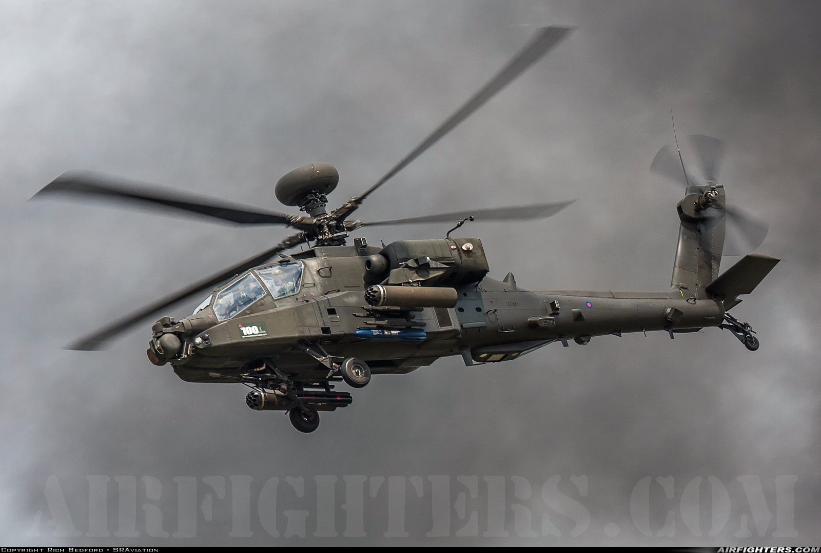 UK - Army Westland Apache AH1 (WAH-64D) ZJ172 at Fairford (FFD / EGVA), UK