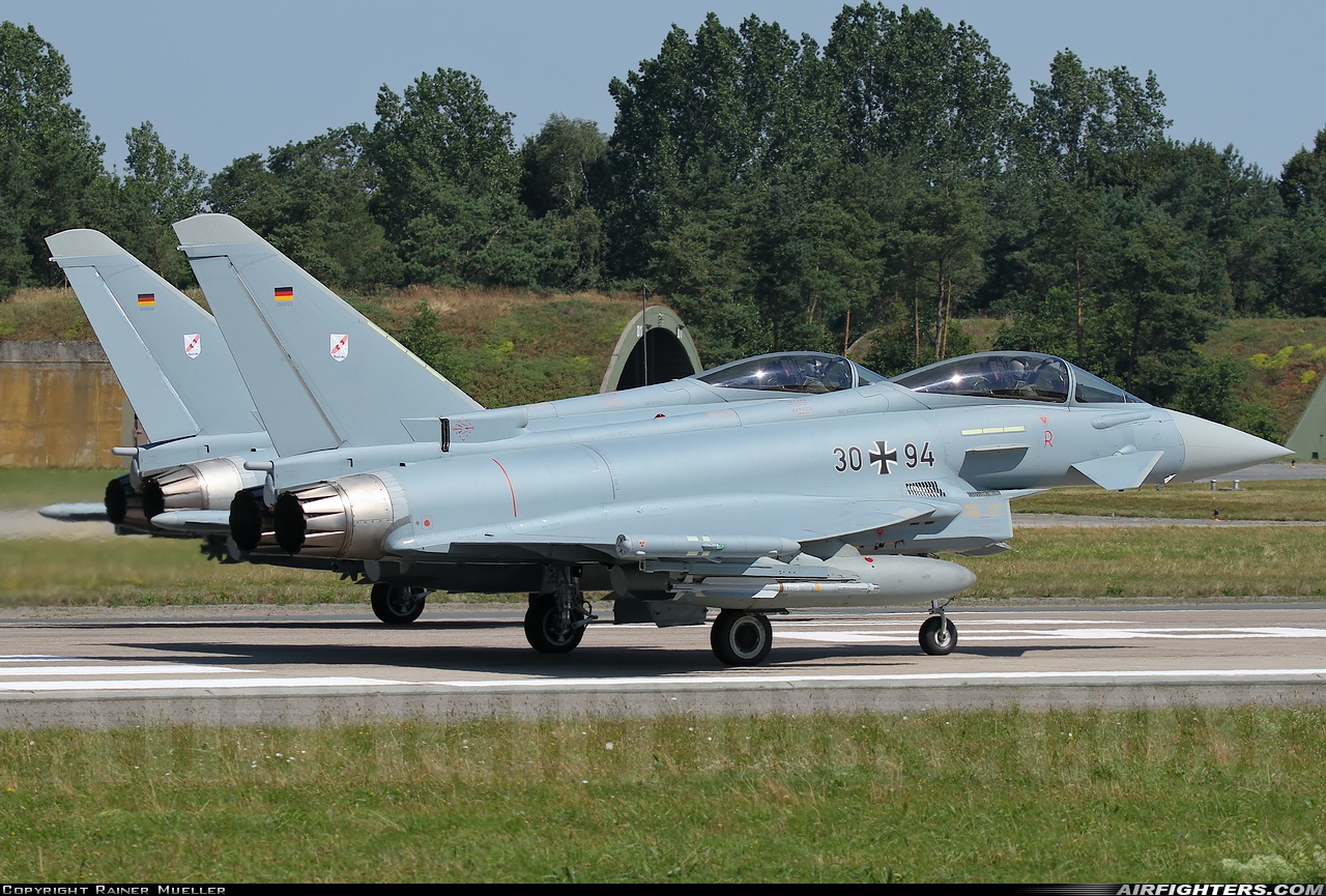 Germany - Air Force Eurofighter EF-2000 Typhoon S 30+94 at Wittmundhafen (Wittmund) (ETNT), Germany