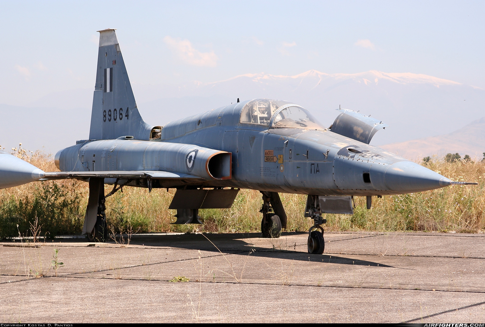 Greece - Air Force Northrop F-5A Freedom Fighter 89064 at Larissa (LRA / LGLR), Greece