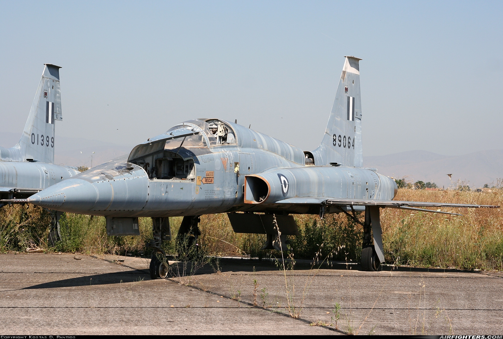 Greece - Air Force Northrop F-5A Freedom Fighter 89064 at Larissa (LRA / LGLR), Greece