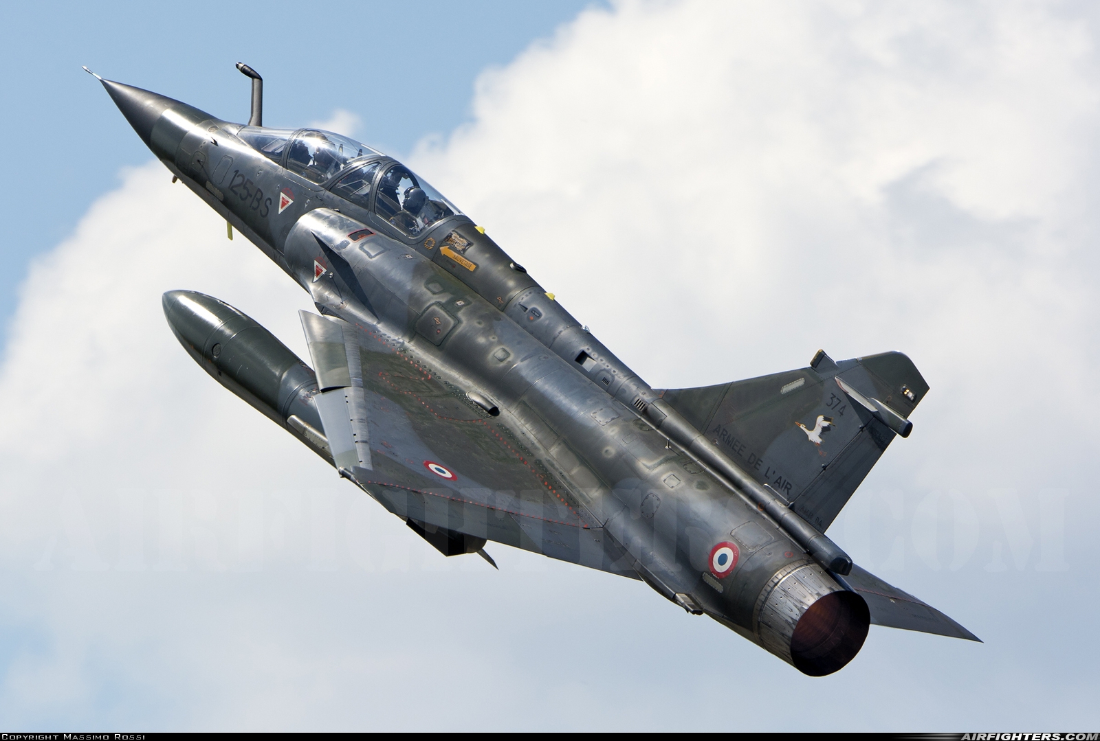 France - Air Force Dassault Mirage 2000N 374 at Mont de Marsan (LFBM), France