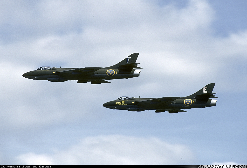 Private - Vastgota Veteranflygforening Hawker Hunter F58 SE-DXF at Gothenburg - City (Save) (GSE / ESGP), Sweden