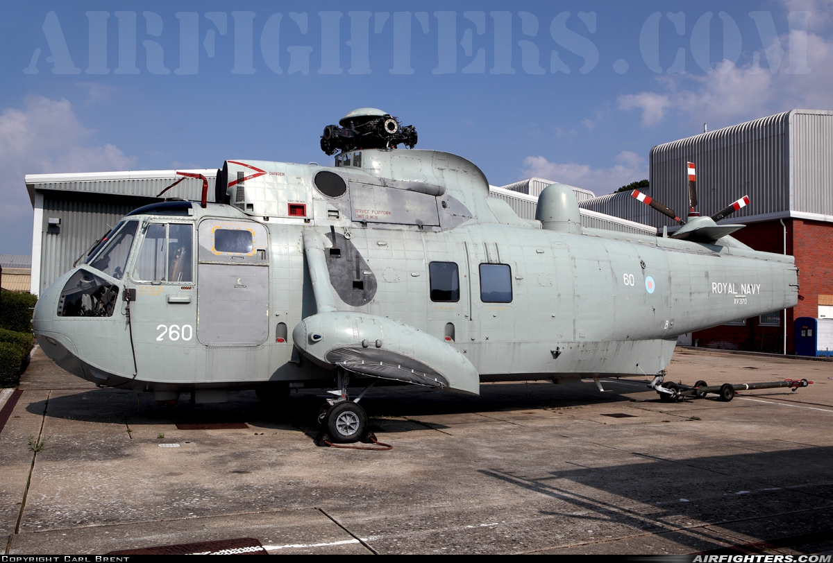 UK - Navy Sikorsky SH-3D Sea King XV370 at Off-Airport - Gosport (HMS Sultan), UK