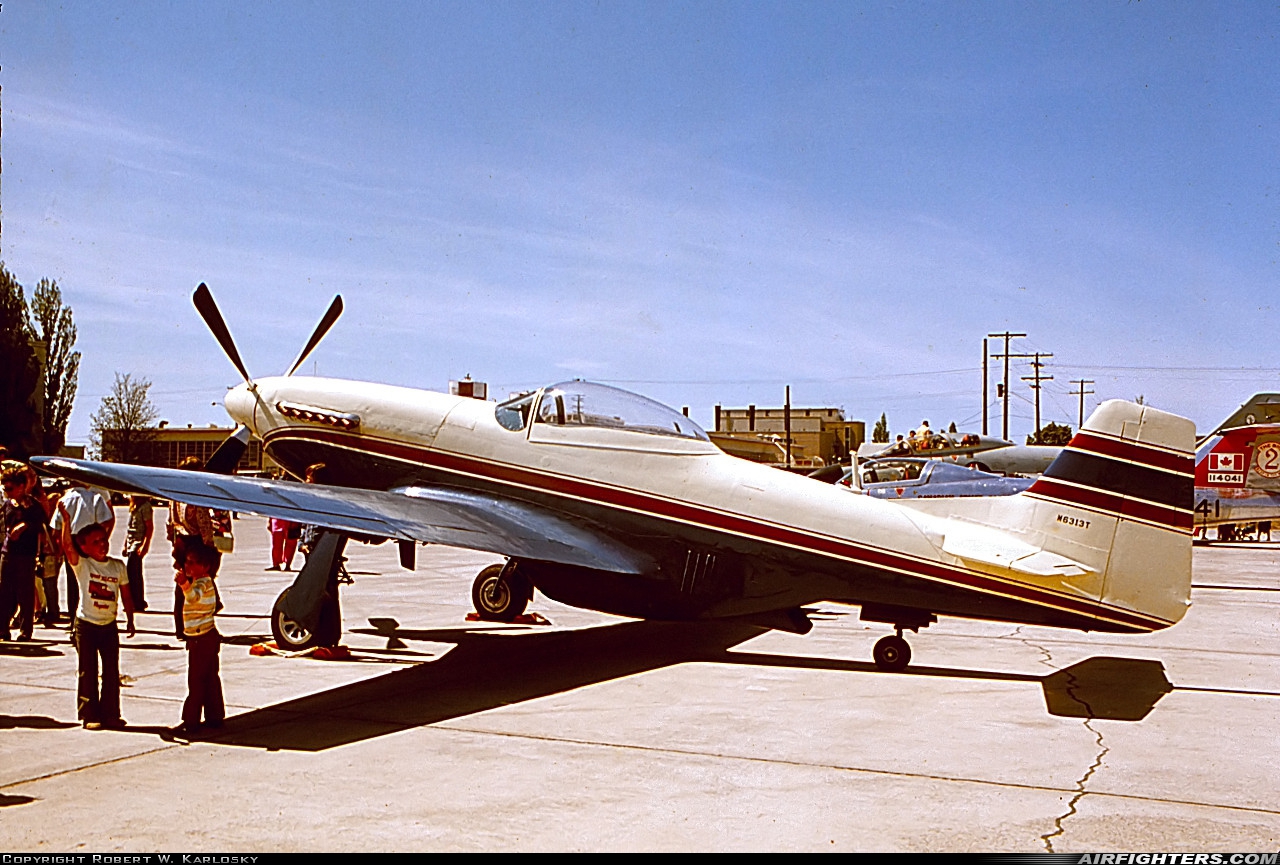Private - Olympic Jet Inc. North American P-51D Mustang N6313T at Spokane - Fairchild AFB (KSKA), USA