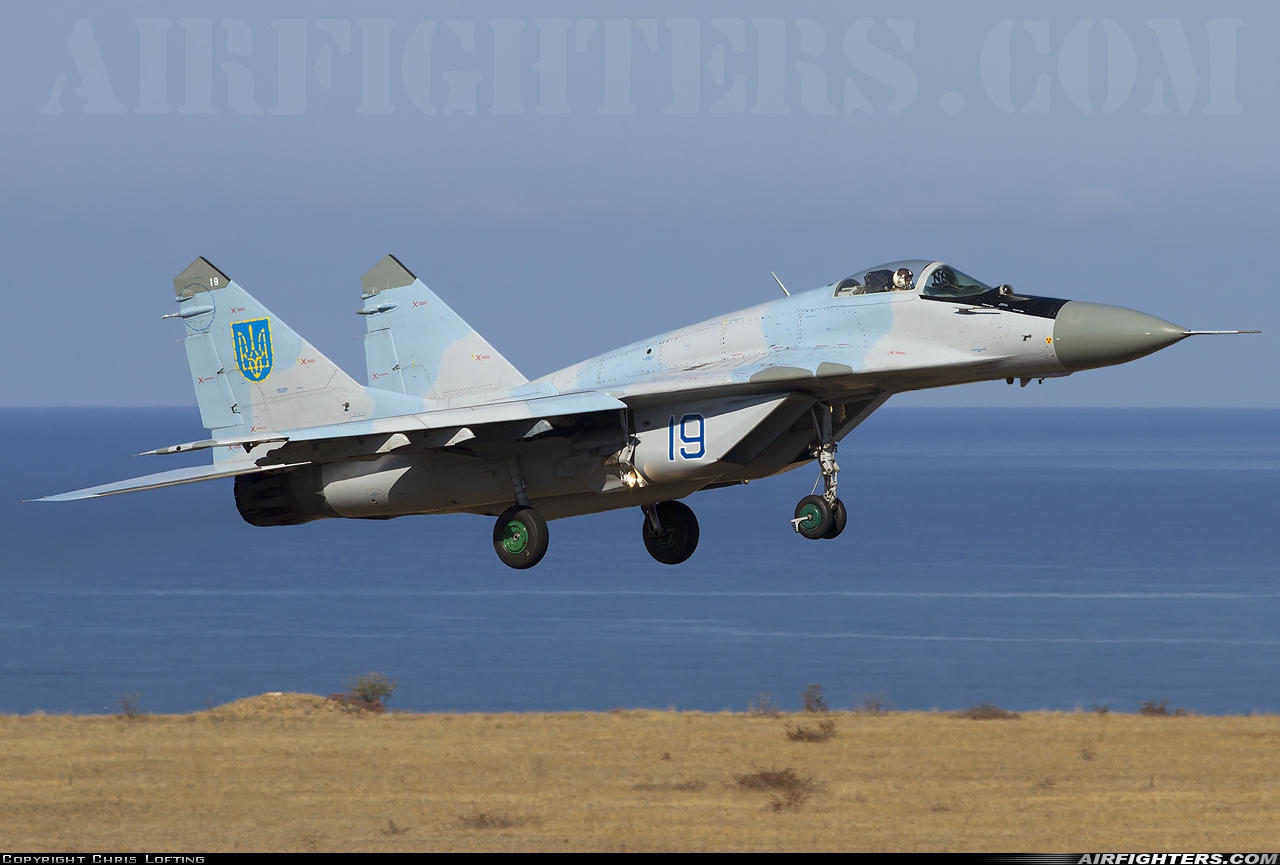Ukraine - Air Force Mikoyan-Gurevich MiG-29 (9.13) 19 BLUE at Sevastopol - Belbek (UKS / UKFB), Ukraine