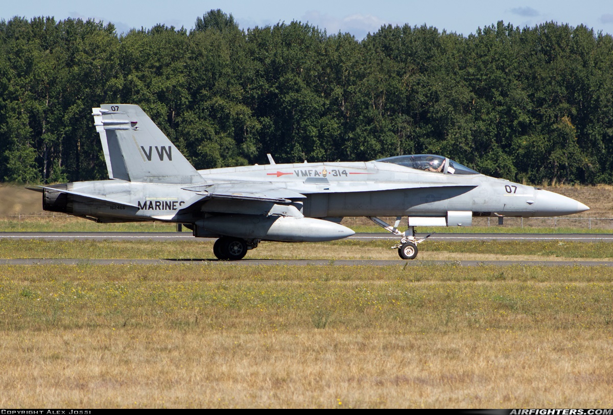USA - Marines McDonnell Douglas F/A-18A+ Hornet 162466 at Portland - Int. (PDX / KPDX), USA