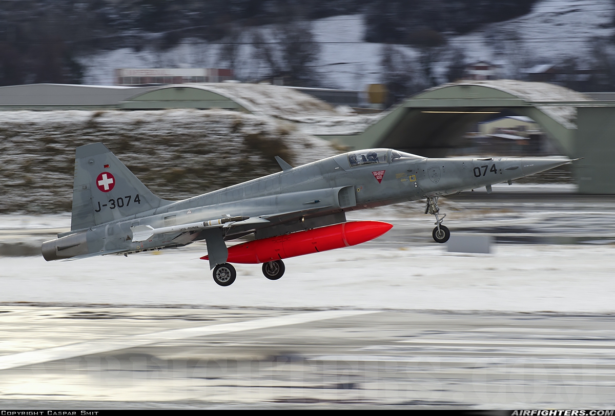 Switzerland - Air Force Northrop F-5E Tiger II J-3074 at Sion (- Sitten) (SIR / LSGS / LSMS), Switzerland