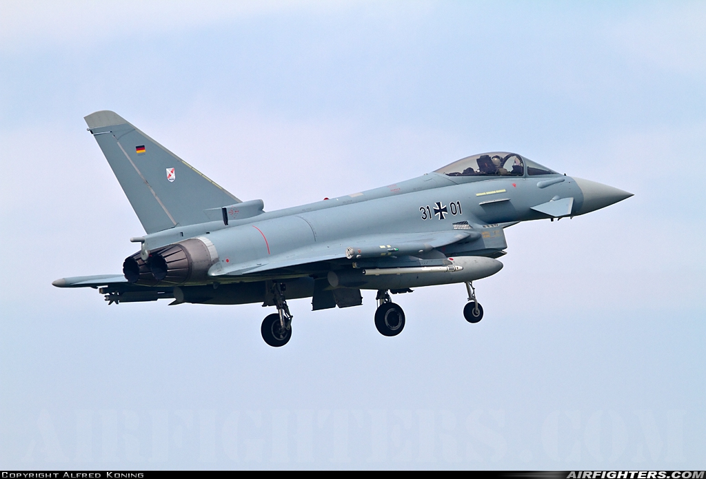 Germany - Air Force Eurofighter EF-2000 Typhoon S 31+01 at Leeuwarden (LWR / EHLW), Netherlands