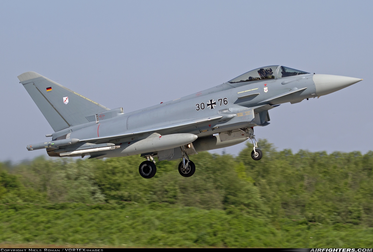 Germany - Air Force Eurofighter EF-2000 Typhoon S 30+76 at Wittmundhafen (Wittmund) (ETNT), Germany