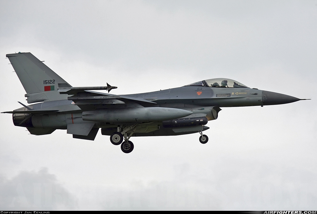 Portugal - Air Force General Dynamics F-16AM Fighting Falcon 15122 at Leeuwarden (LWR / EHLW), Netherlands